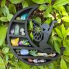 Crystal Wooden Shelf Moon Crystal Display Shelf Floating Shelf Shelf For Crystal Crescent Moon Shelf MoonFairy