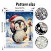 Pearl Painting 5D DIY Christmas Penguin Decorative Painting. Cute Birthday Gift. Handmade Art Painting