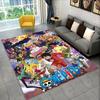 Tappeto Tappeto Cartoon Anime One Piece 3D per Stanza dei Giochi Camera da Letto Soggiorno Divano Arredamento per la Casa, Tappeto per Area Giochi Bambini Tappetino Antiscivolo per Pavimenti