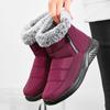 Fashion Waterproof Snow Boots for Women 2024 New Thickened Plush Winter Boots Woman Anti Slip Platform Shoes Faux Fur Warm Ankle Boots