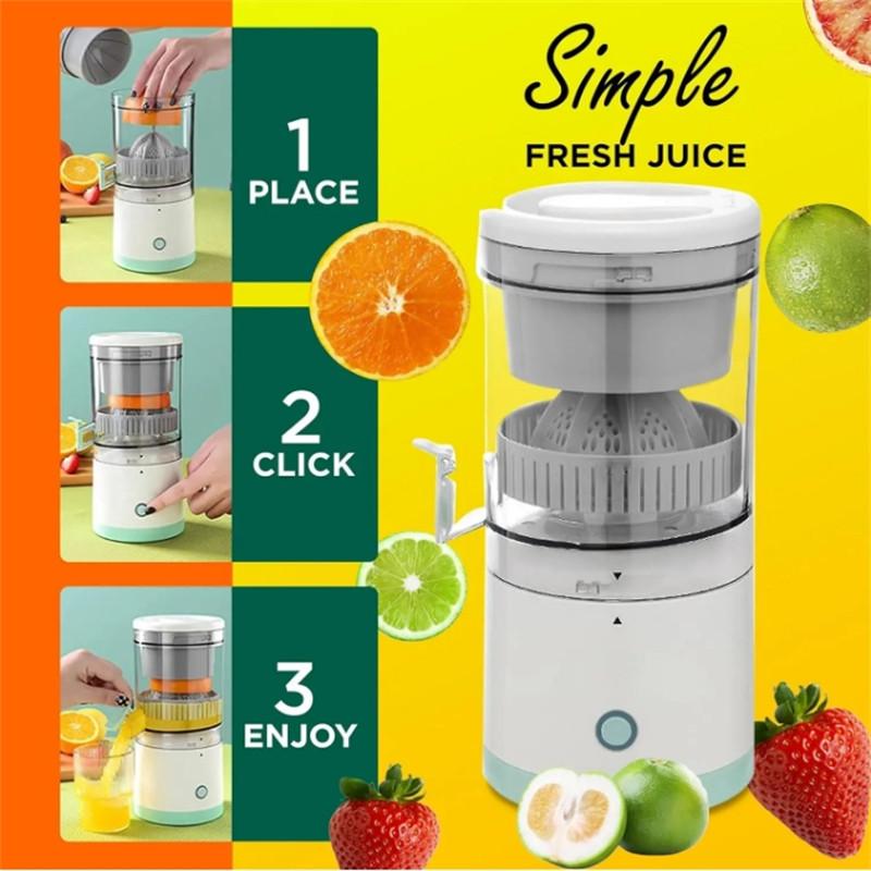 USB Rechargeable Small Household Juicer Multifunctional Electric Fruit Squeezer Kitchen Portable Orange Juice Extractor