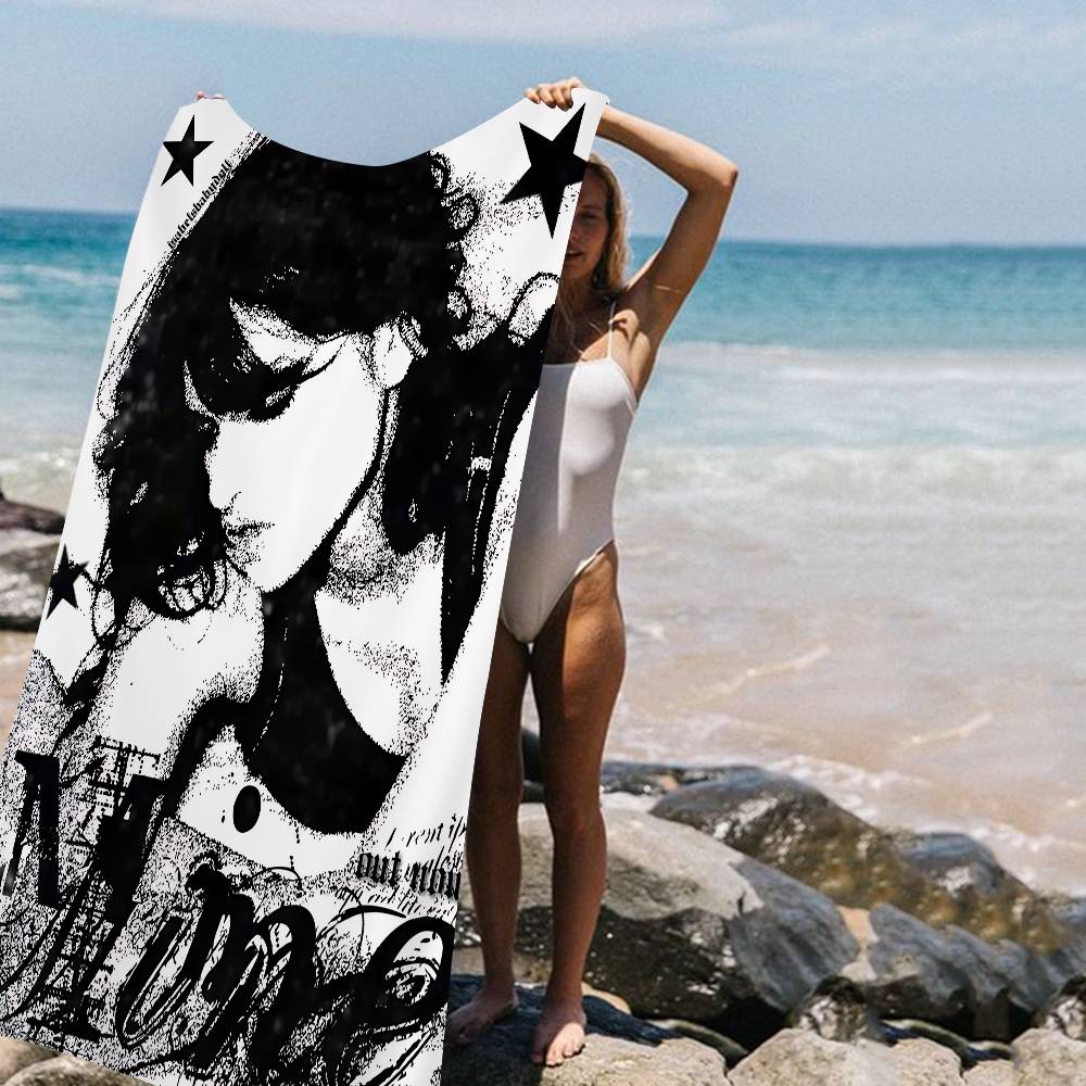 Singer A-Ari Abdul Microfiber Beach Towel Absorbent Quick dry Soft Yoga Swimming Resort Mountain Climbing Towel W30*H60(CM)