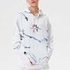 FILA Fusion X FUTURA Collaboration Handwritten Letter Embroidered Hoodie Men hoodies Multicolor T11U138201FWT