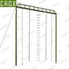 CAOX Outdoor Large Climbing Frame with Ropes and Poles