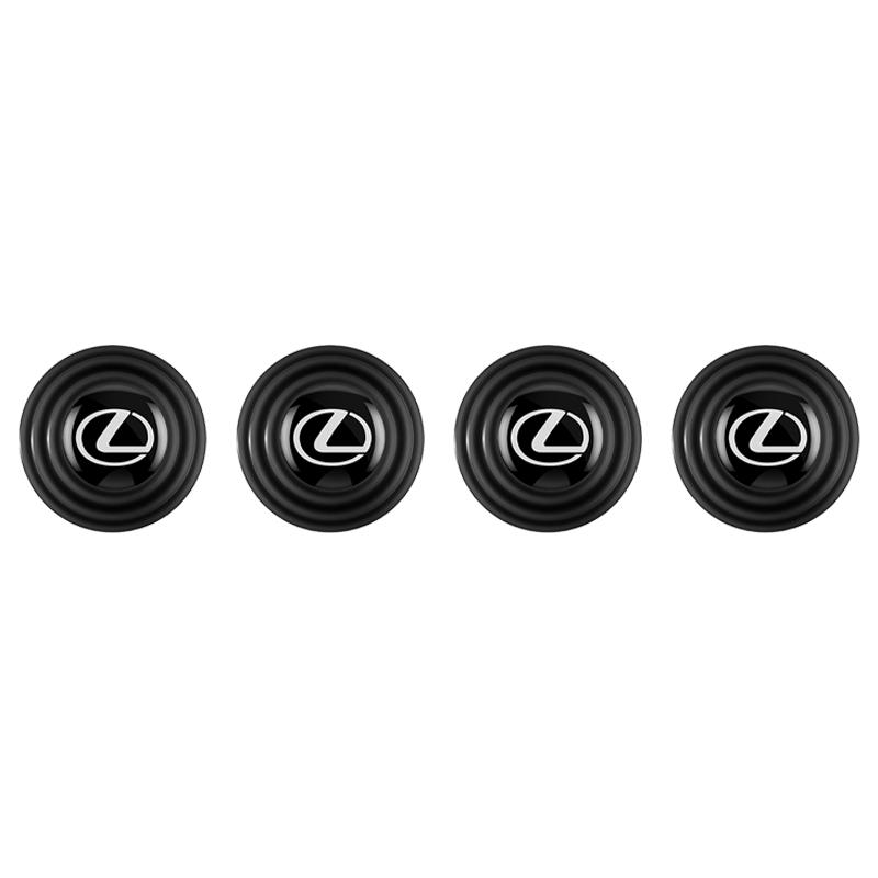 Car Door Anti-shock Silicone Pad Hood Trunk Anti-collision Stickers For Lexus LX GX CT200h EX300h RX450h IS300h IS250 NX RX GS