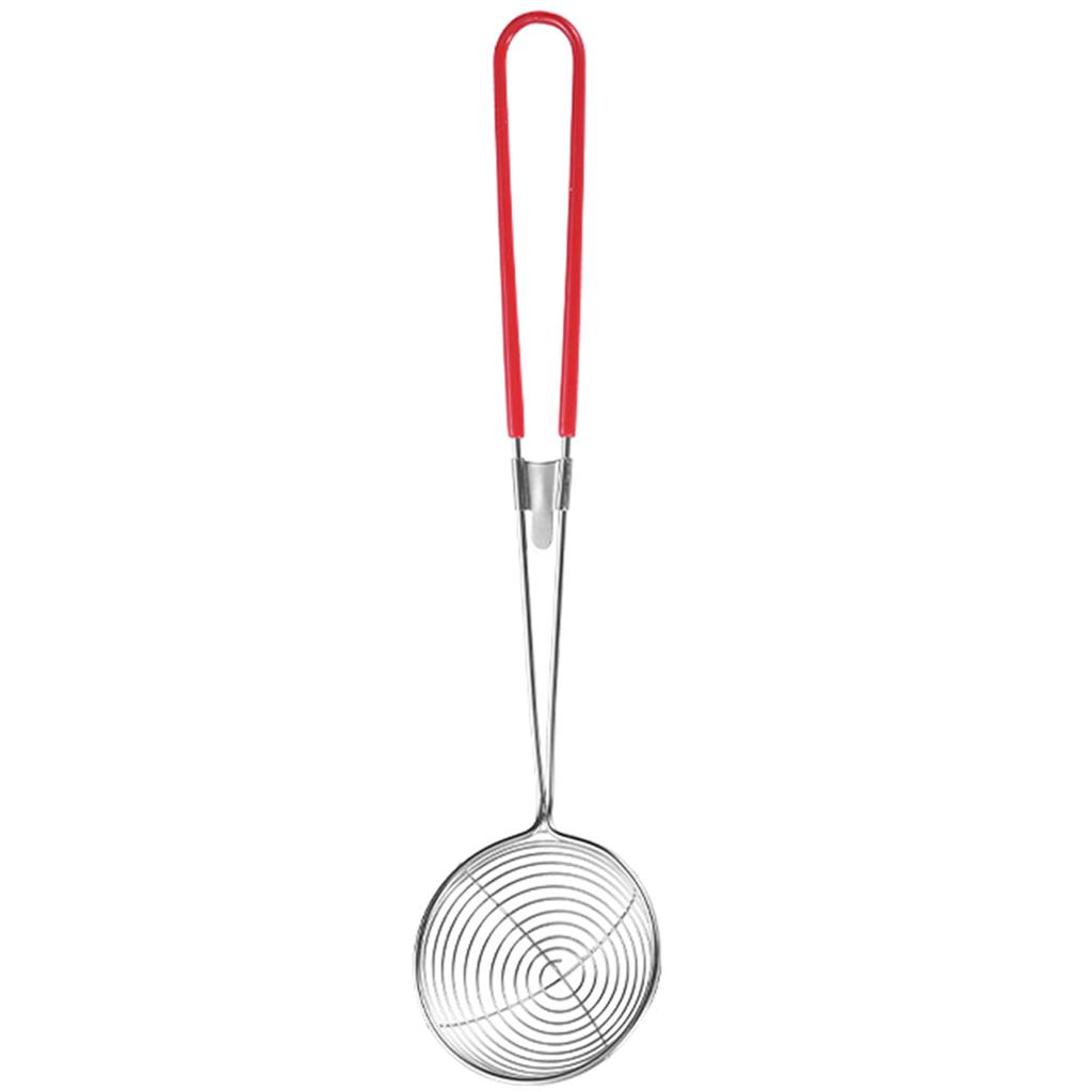 Compact and Practical 201 Stainless Steel Strainer Spoon Professional Skimmer Spoon Perfect for Soups Stews and More