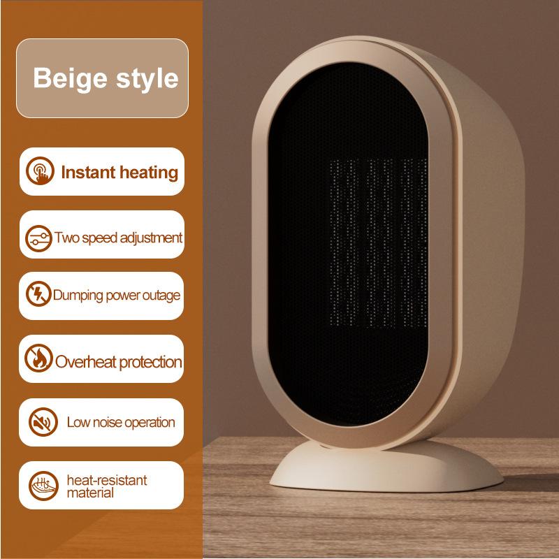Electric Heater Winter Mini Heating Fan Home Office Heating Warm Air Blower Desktop Warmer Machine