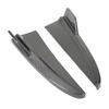 1 Pair Rear Bumper Lip Diffuser Tail Side Splitter Replacement for C‑Class W205 C43  ‑Line 2015‑2021