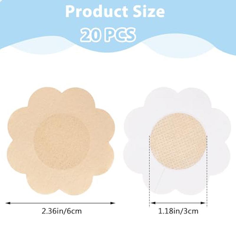Invisible chest pads, disposable nipple covers, nipple shields, non-woven nipple pads, seamless nipple covers, chest pads