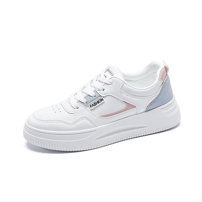 Жіноче дихаюче біле весняне взуття - легкі повсякденні кросівки для бігу QR-663