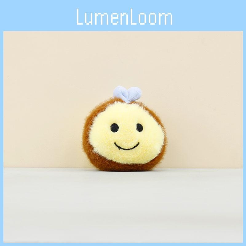 Plush Little Bee Keychain Keyring Cartoon Toy Doll Bag Pendant Children Doll