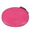 HERMES Evelyne logo Wallet Coin Compartment Zip Around coin purse Chevre pink