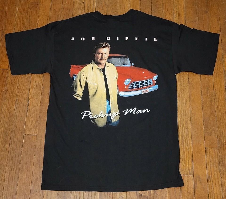 Retro Pickup Man Joe Diffie Shirt Classic Black Unisex Size S-234XL E1436 S
