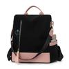 Women's Large Capacity Backpack Color Block Commuter Travel Anti-Theft Backpack Multi-Function Shoulder Bag
