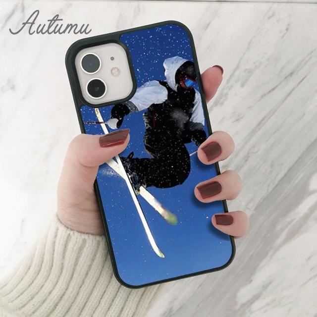

Чехол для телефона с изображением лыж, сноуборда, лыж для iPhone 11 12 13 14 Pro Max mini XR XS SE 2020 6S 7 8 Plus Samsung Galaxy S21 S22 Samsung S22ultra