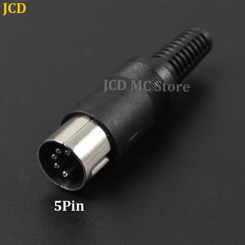 1-10pcs DIN Male/Female 3P 4P 5P 6P 7P 8Pin Plug Jack with Plastic Handle Keyboard Cable Connector Adapter For PS2