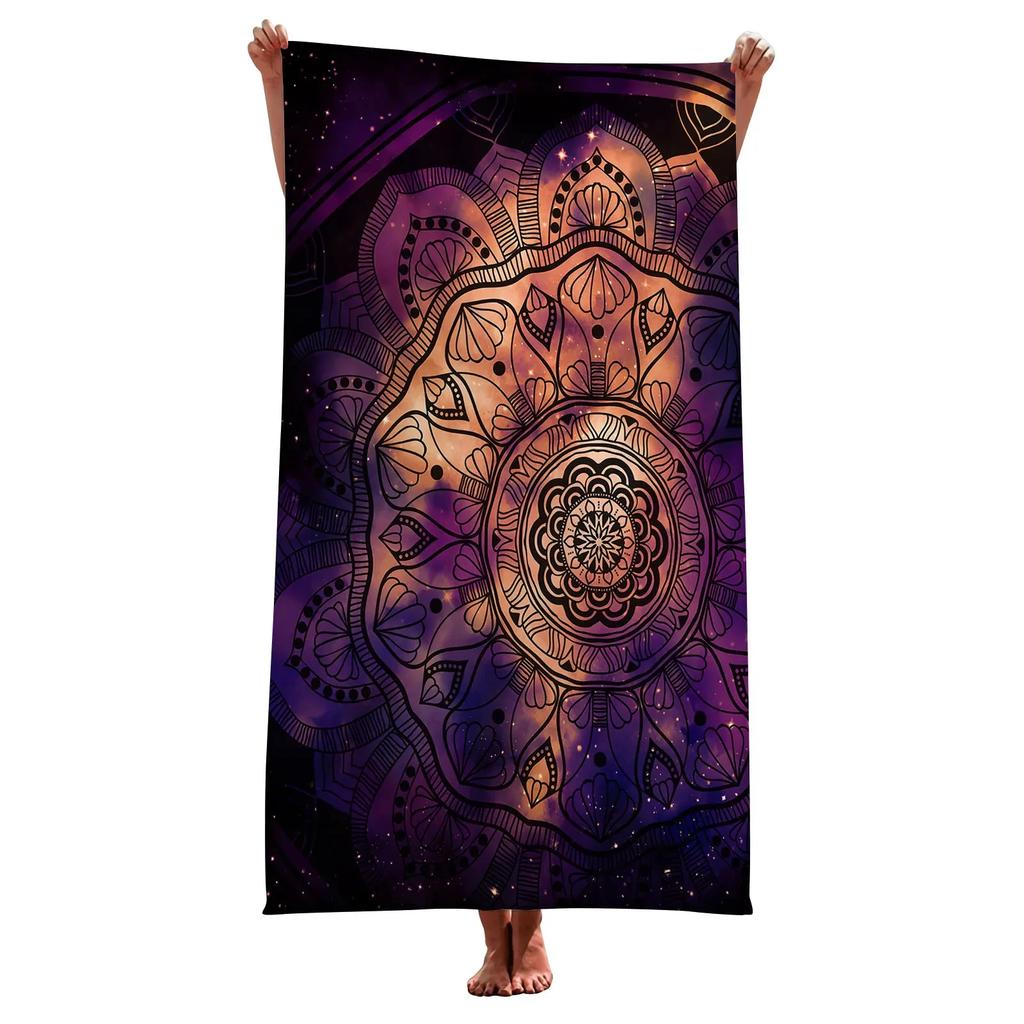 Bohemian Mandala Beach Towel Quick Dry Beach Towels Surf Poncho Microfiber Yoga Bath Towel Summer Swimming Travel Women Gift