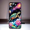 Cartoon Anime Schildkröte Elefant Für Xiaomi Redmi Note 15 14 13 12 12S 11E 11 11S Pro Plus 4G 5G Schwarze Weiche TPU Handyhülle