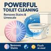 8PCS Toilet Bowl Cleaner Tablets, Peach / Gardenia / Osmanthus Scent, Drop In Tank, Deodorize and Remove Stains, Long Lasting Fr