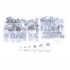 150Pcs 165Pcs Rivet Nut Assortment Kit M3-M12 Threaded Insert Nuts Flat Head Rivnut Set For Metal Plate Repair Hardware Kit