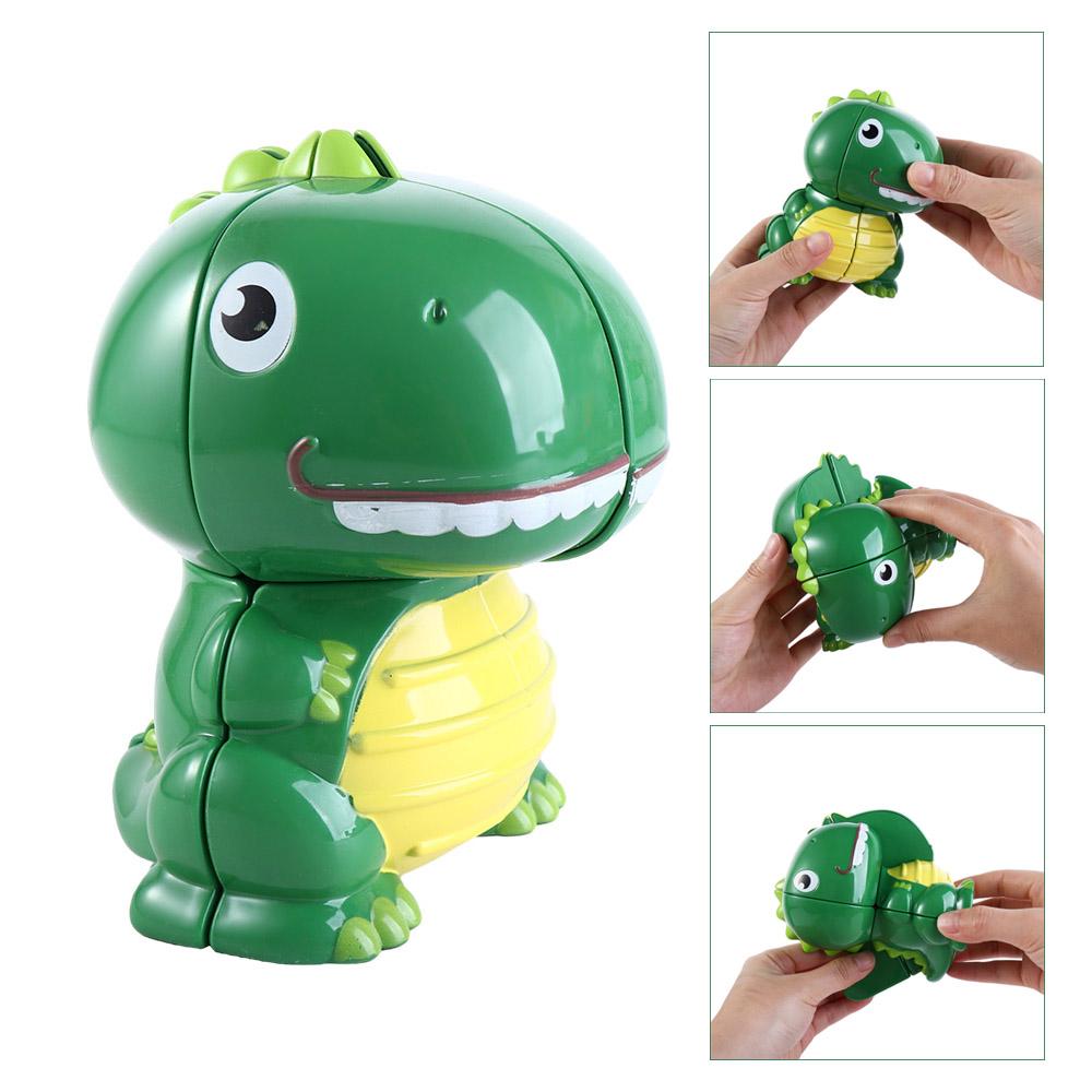 Dinosaur Toys For Kids Animal Modeling Irregular Magic Cube Brain Training Speed Cube Dinosaur Cube