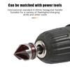 Hole Opener Chamfer Drill Bit Hex Shank Woodworking Chamfering Tool 82Celsiusountersink Precise Multi-Size Countersink Bits
