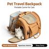 Portable Cat Bag, Expandable Large-capacity Pet Backpack, Foldable Small-medium-sized Dog and Cat Travel Bag Small/Medium Dogs