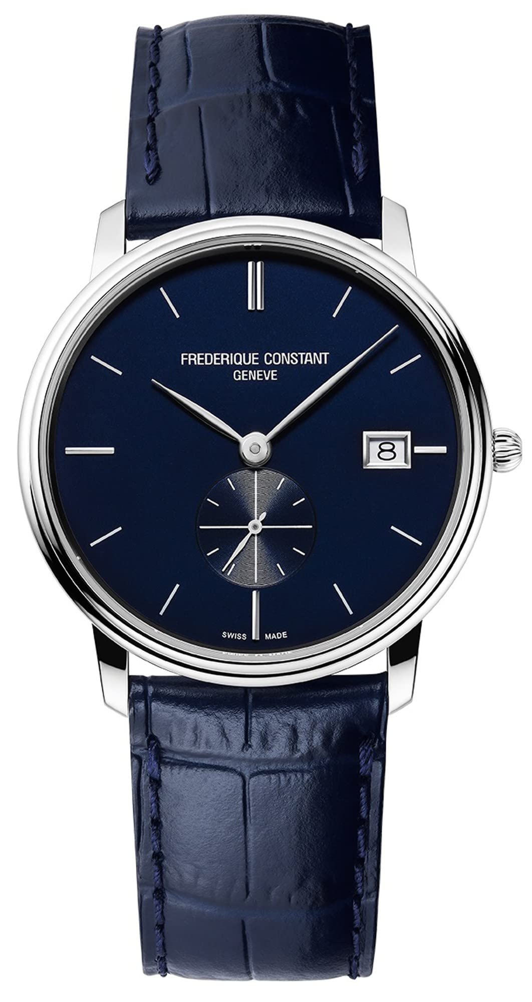 

Чоловічий годинник Frederique Constant Slimline із синім циферблатом FC-245N4S6