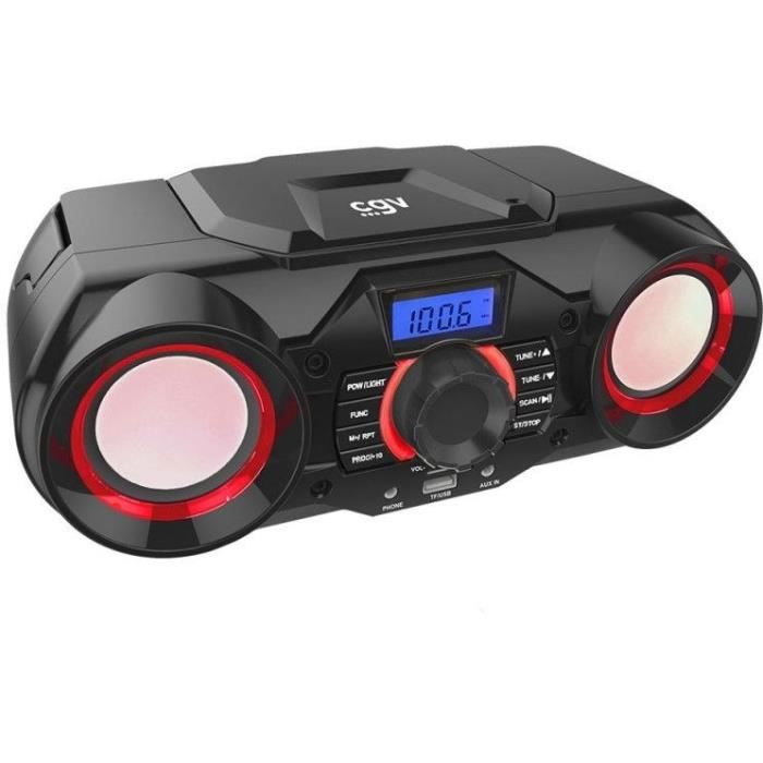 Radio CD Portable - CGV - CD SG-1 - Bluetooth 5.0 - USB - SD