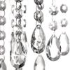 48 Pieces Valentine's Day Crystal Ornaments Tree Decorations Graduation Wedding Beads for Chandelier Crystals Chandelier Beads Pendants for Christmas