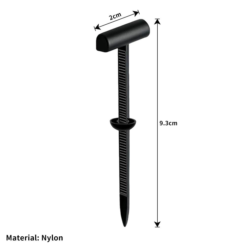 Upgraded Nylon Universal Cable Tie Buckles, Heavy Nylon Zip Ties Holders Plastic Cable Ties Tool Fasteners Car Body 50/100Pcs
