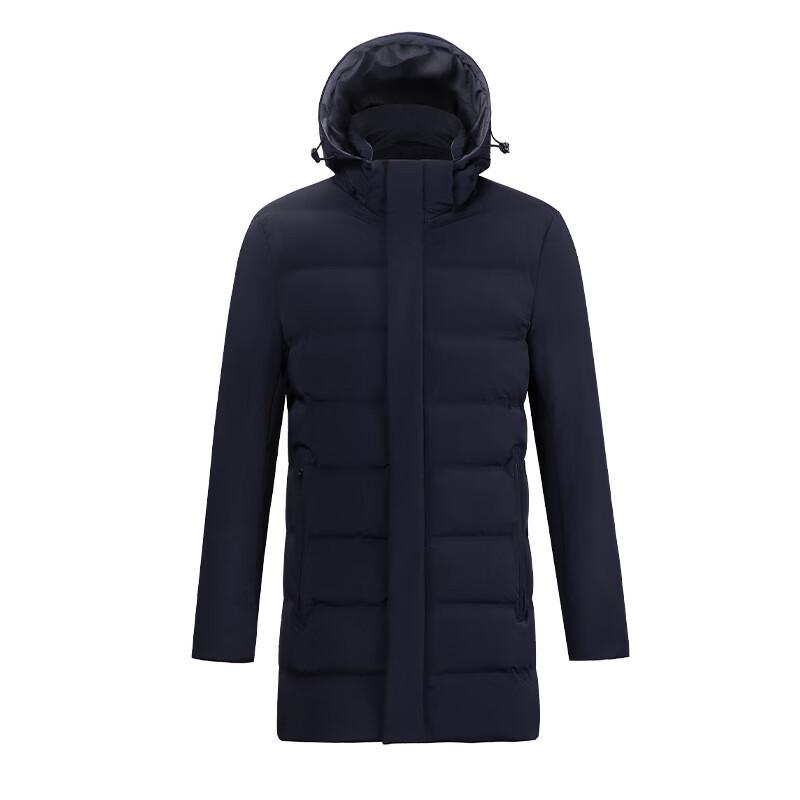 Terman Unisex Hooded Mid-Length Down Coat
