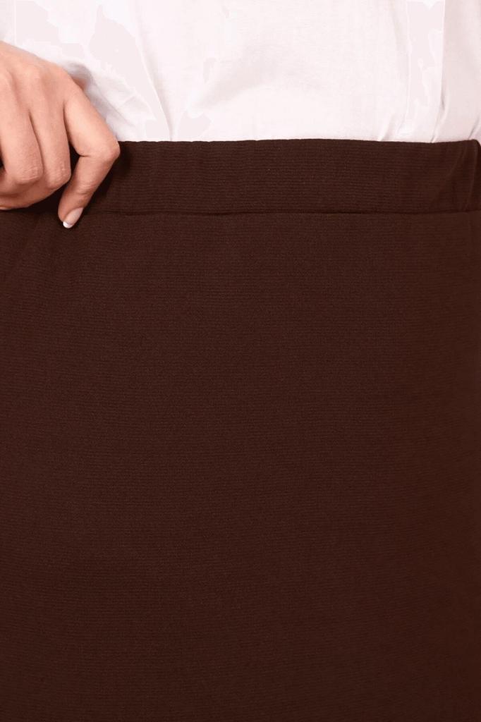 Women's Style Big Size Skirt Large Size Ottoman Steel Pencil Skirt Winter Knitted Fabric