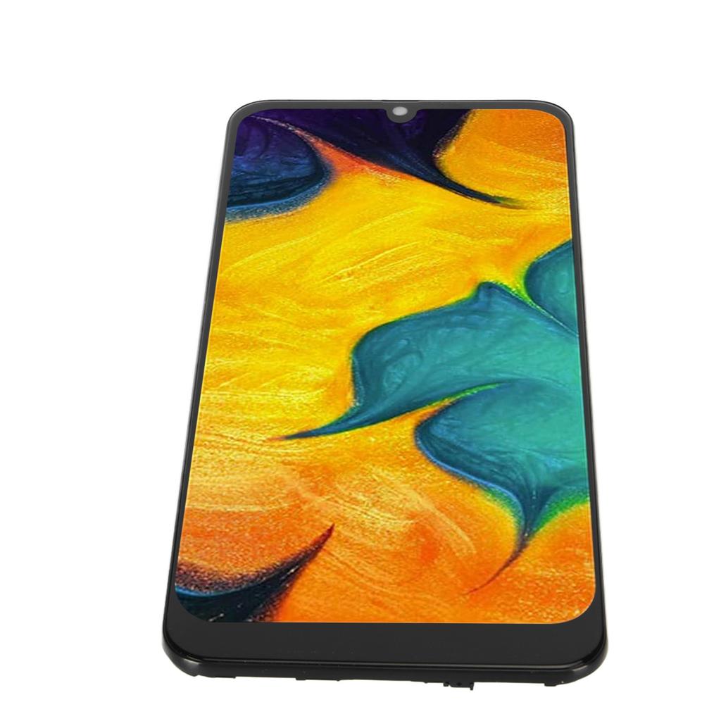 6.4 Inch LCD Display Digitizer Screen Replacement with Outer Frame Repair Tool Kit for Samsung Galaxy A30 SM A305G SM