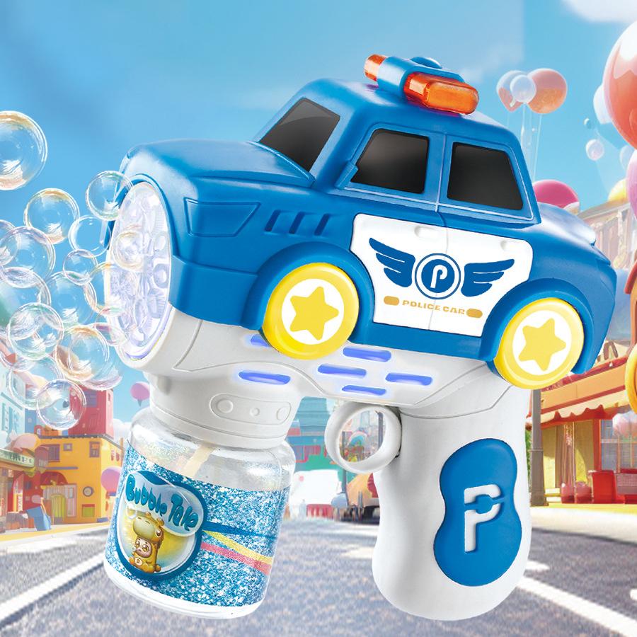 Electric Bubbles Machine Children Bubbles Guns Soap Bubbles Outdoor Game Toys for Kid Party Beach Automatic Bubbles Guns Boy Toy