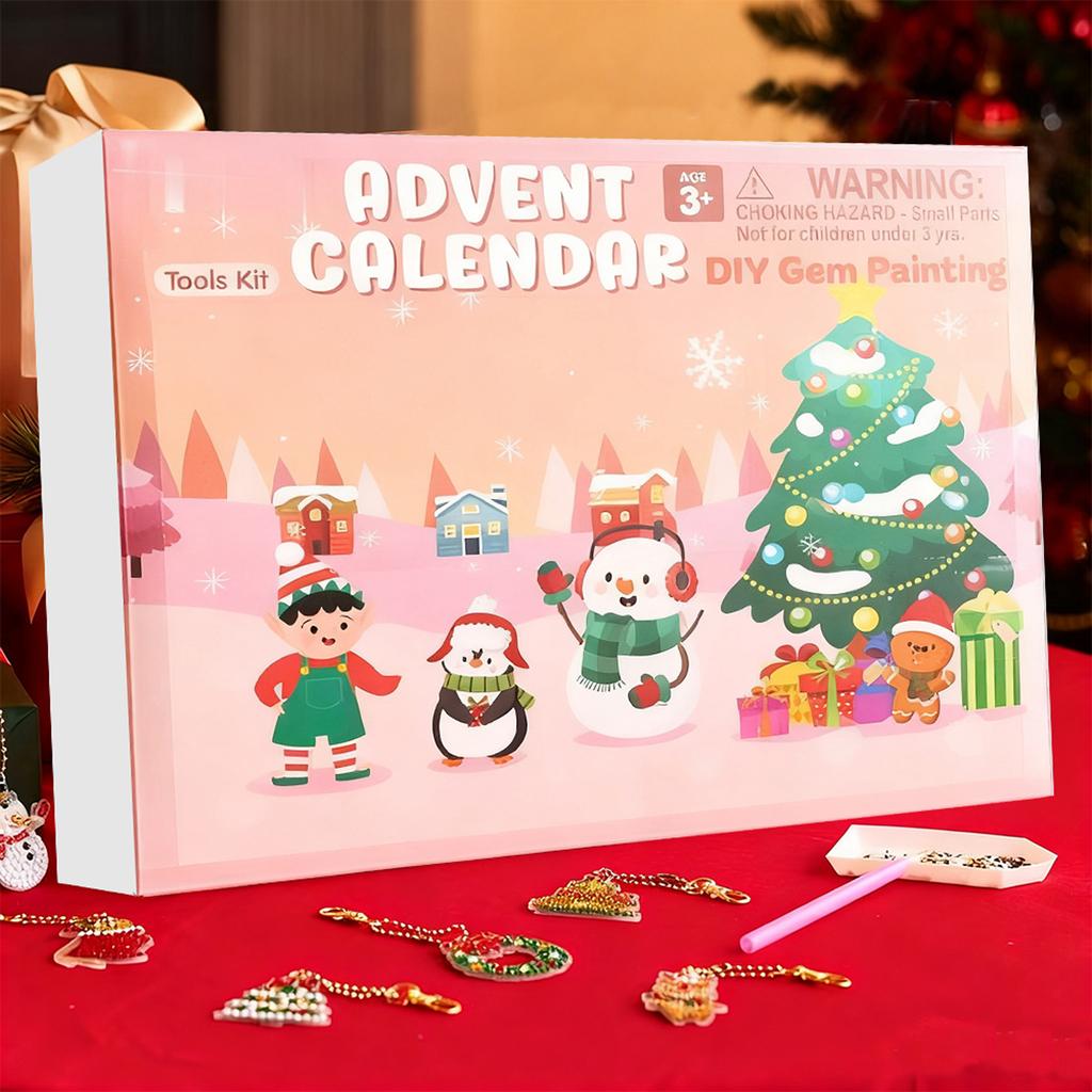 2D Flat Acrylic Ornaments, Christmas Tree Ornaments, Suitable For Christmas Decoration