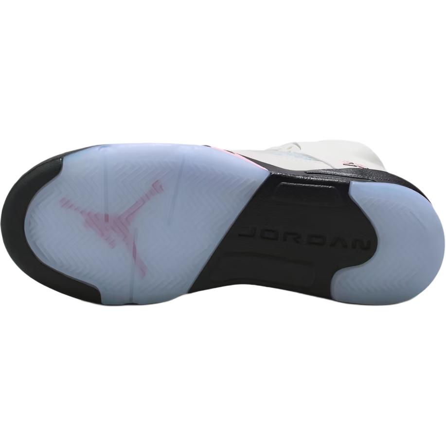 Air Jordan 5 Retro GS Medium Soft Pink Kids Sneakers White Black HQ7980-102