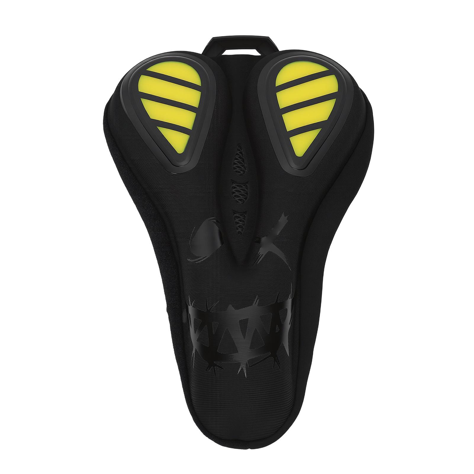 Bike Seat Cover Black Water Proof Comfortable Padded Bike Saddle Cushion Cover for Road Mountain Bike