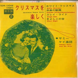 

7inch Record SAMMY KAYE White Christmas Rudolph The Red No SDW10048 DECCA Japan Jazz Used