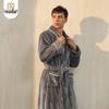Men's Flannel Long Sleep Robe