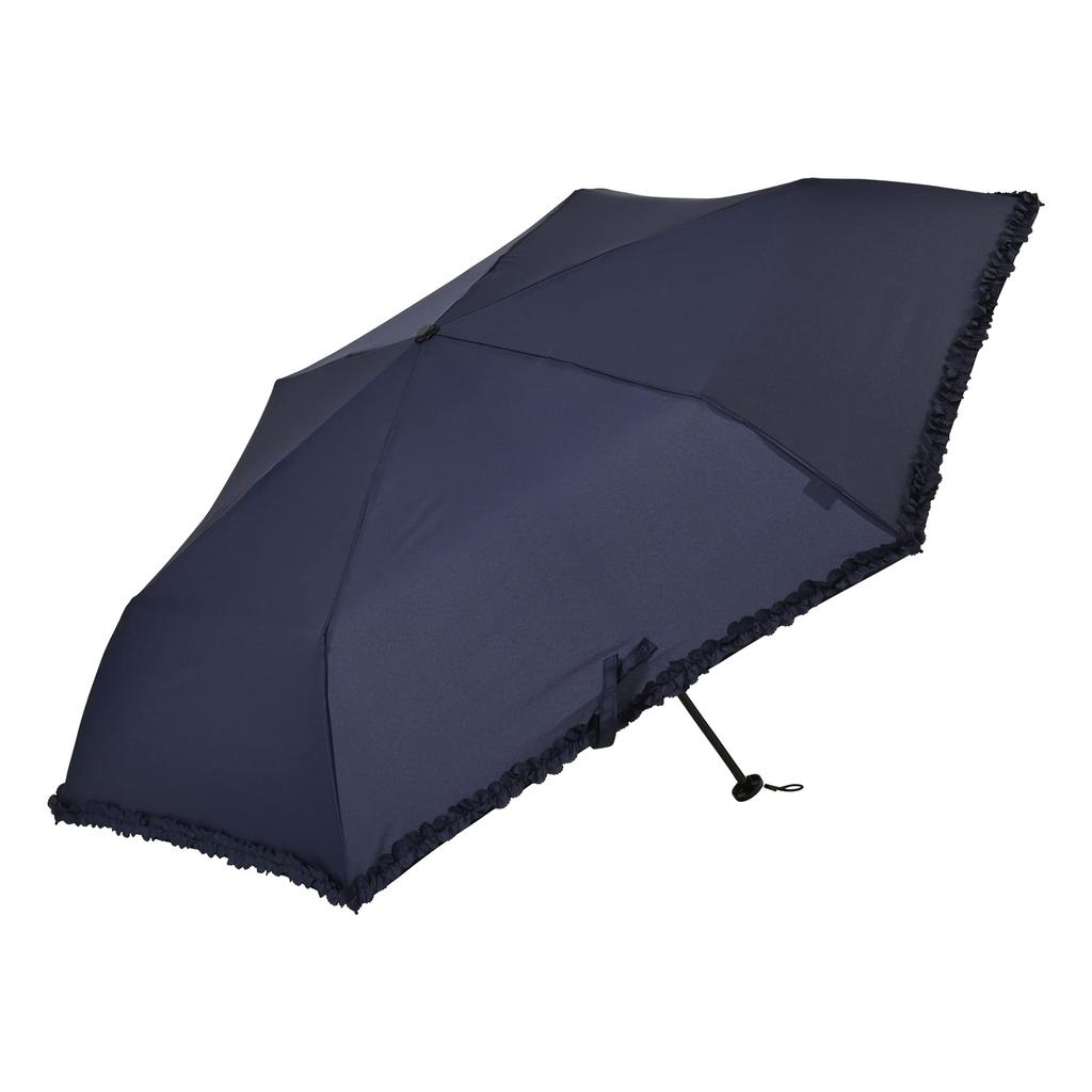 Nifty Colors Folding Umbrella Frill Carbon Lightweight Mini 55 1540NV