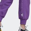 Adidas Stella McCartney Sw Pt Ml Joggers de Cintura Alta con Logo a Rayas para Mujer Parte Inferior Morado HM3818
