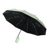 Umbrella extra large thickened reinforced double umbrella weather and rain dual-purpose automatic ring buckle folding portable windproof