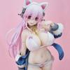 Super Sonico White kočka malovaná hotová figurka ver. PVC&ABS bez vodního kamene