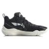New LiNing Sonic 8 Team Cushioning Anti Slip And Wear Resistant Mid Top Basketball Shoes Men's Black ABPQ011-2