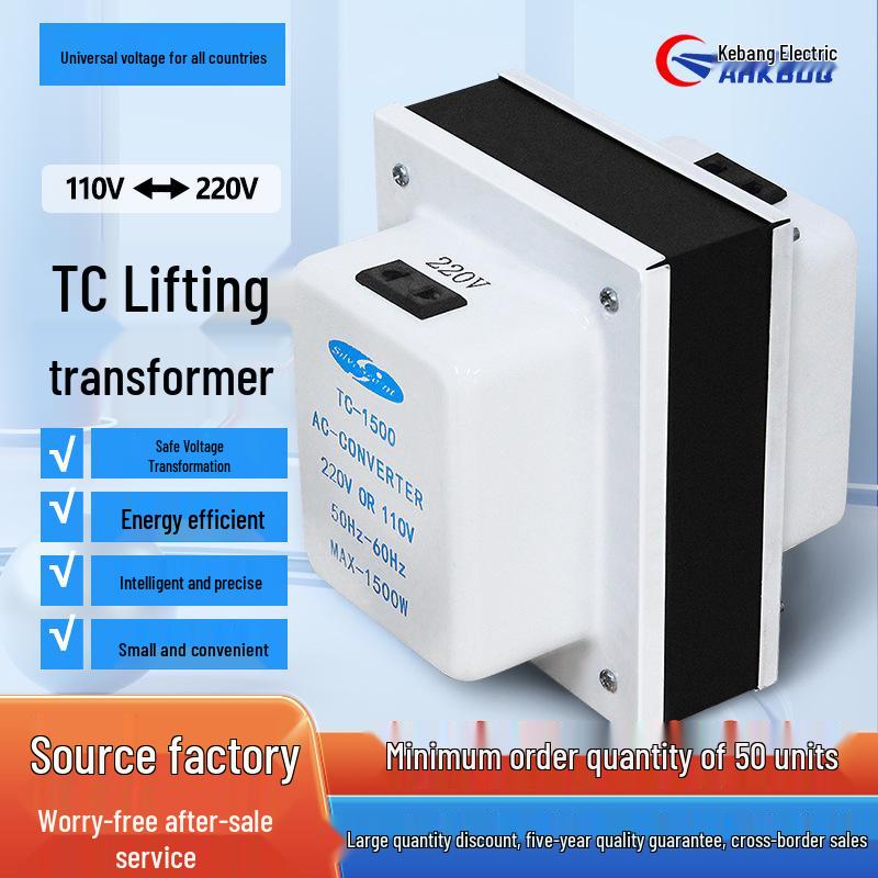 Bidirectional 220V to 110V Household Voltage Converter Transformer for Japan and America