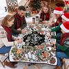 Christmas DIY Coloring Blanket for Kids Adults, Color Your Own Throw Blanket, 39.4" x Educational Drawing Toys Toddlers 55.1" with 24 Markers,