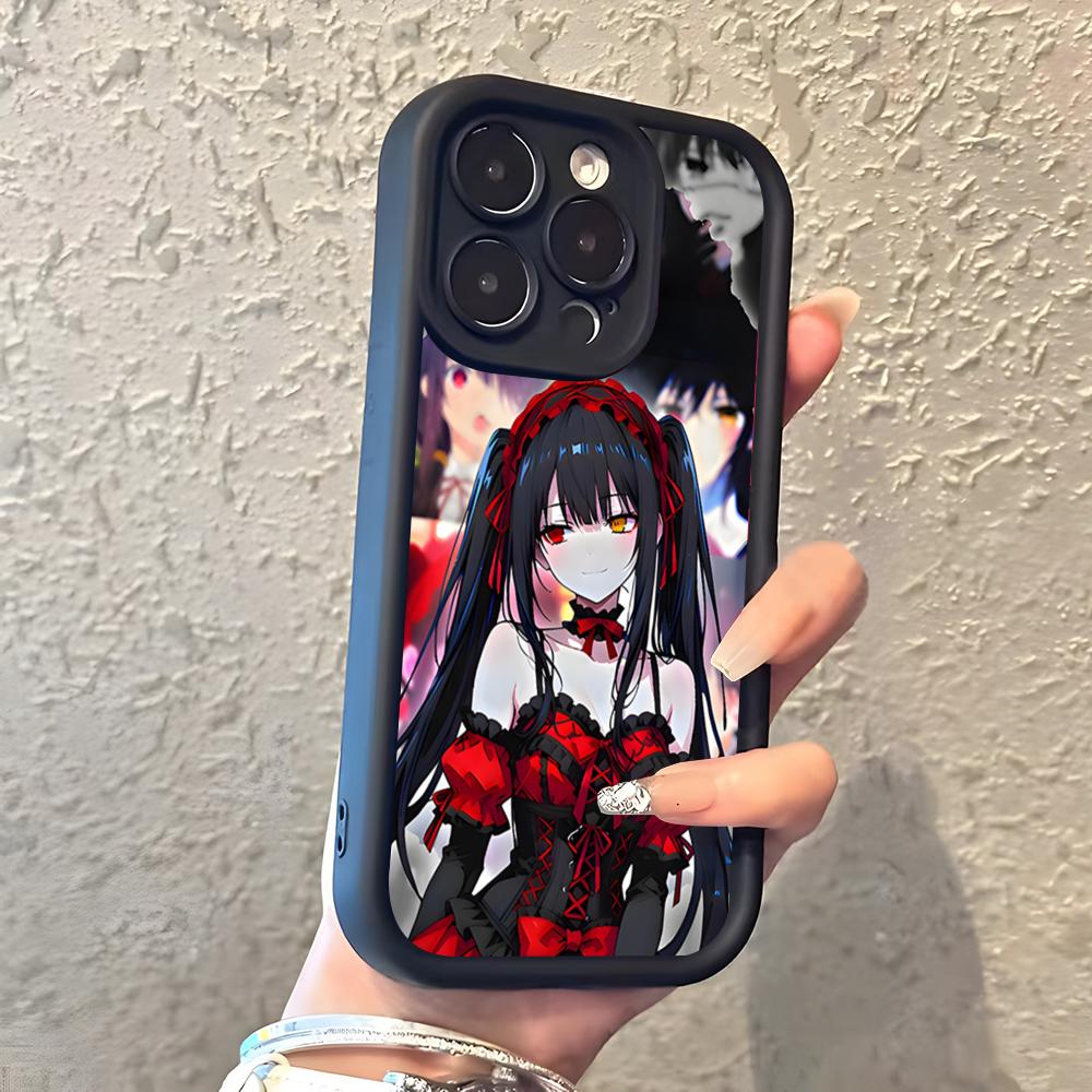 Anime Date A Live Tokisaki Kurumi Cute Phone Case For IPhone 17 Pro Max 16 15 14 Pro Max IPhone 13 Pro Max 11 Plus Silicone Cove