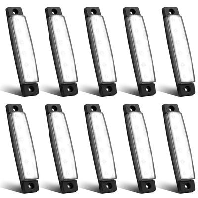 X-STYLE Side Marker Lamp, 24V, White, LED Marker Lights, 6 Rows for Car,