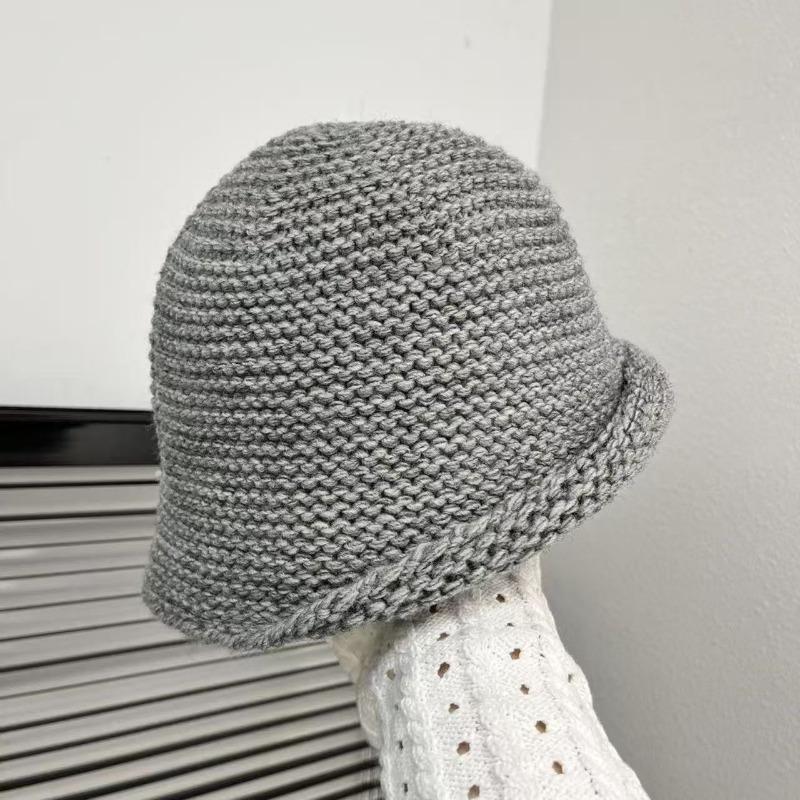 Women S Knit Fisherman Hat Half Rolled Brim Warm Autumn Winter